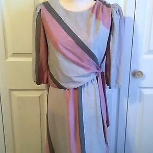 Lovely Vintage 80's Semi-Wrap Dress